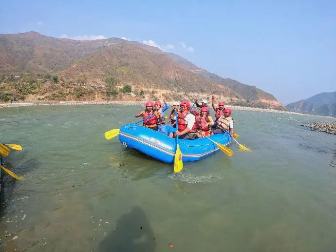 Rafting Adventure on Sunkoshi River rapids